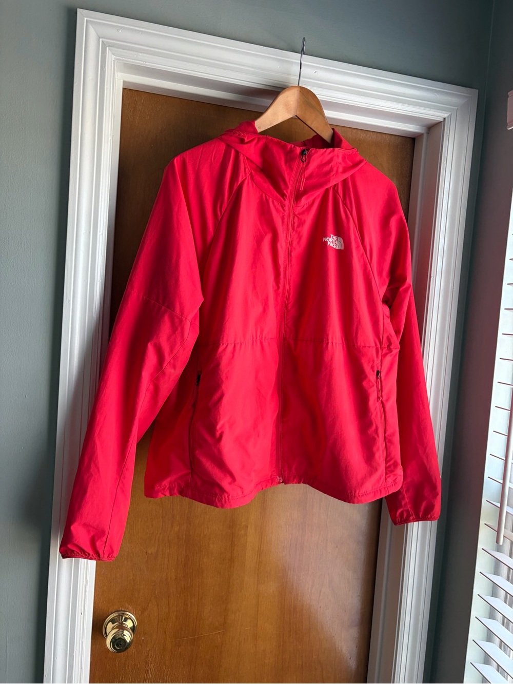 The North Face Red Lightweight Hooded Jacket